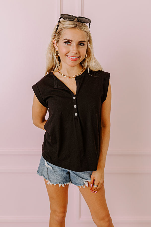 Ultimate Comfort Shift Top - Sleek Black