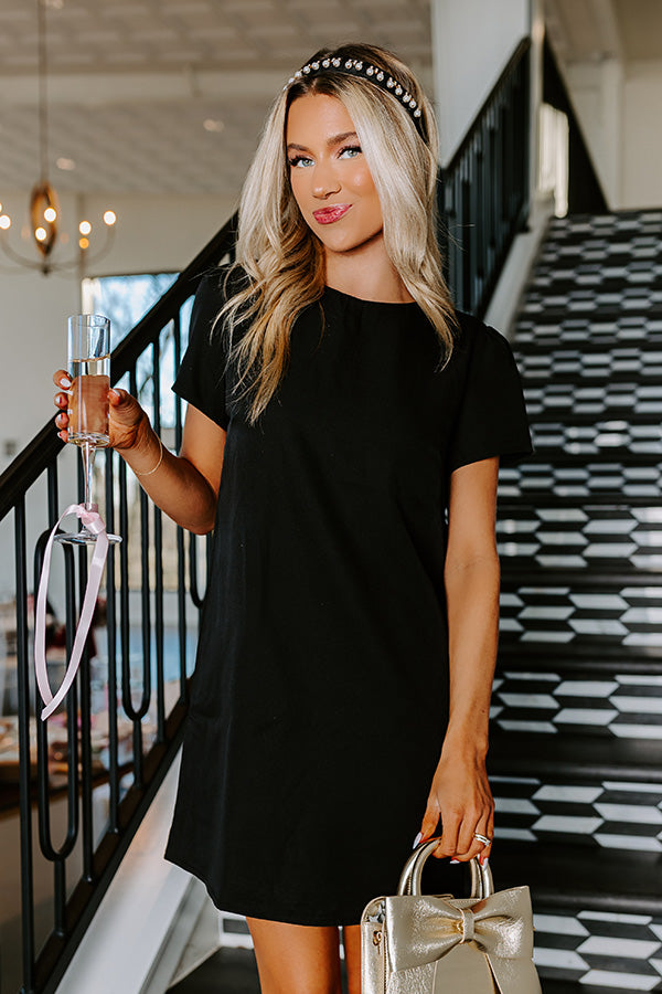 Ultimate Sweetly Simple Mini Dress - Black