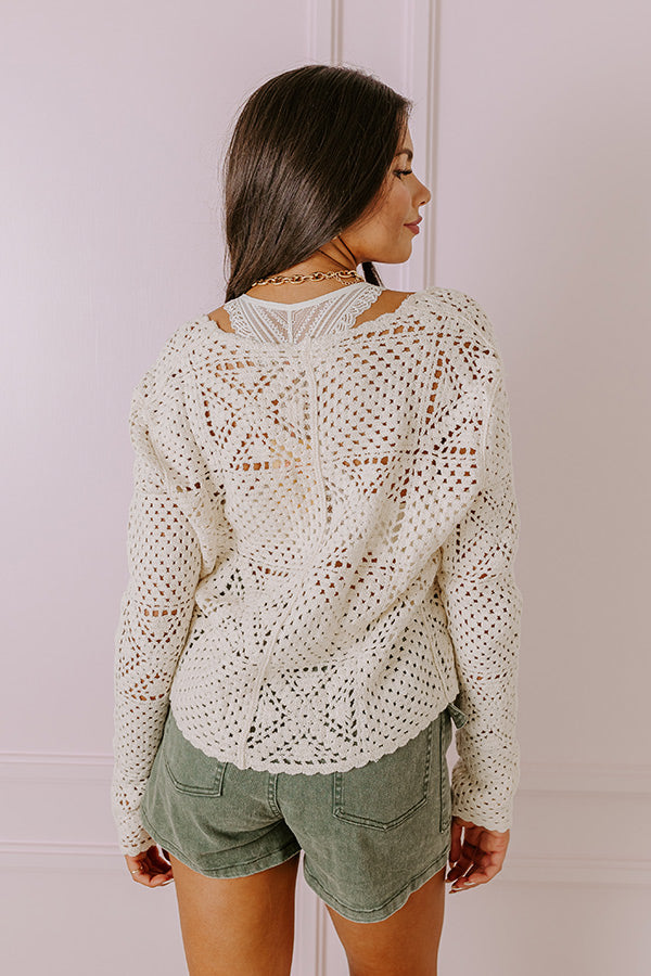 Premium Boho 'Thank You Maui Much' Knit Top