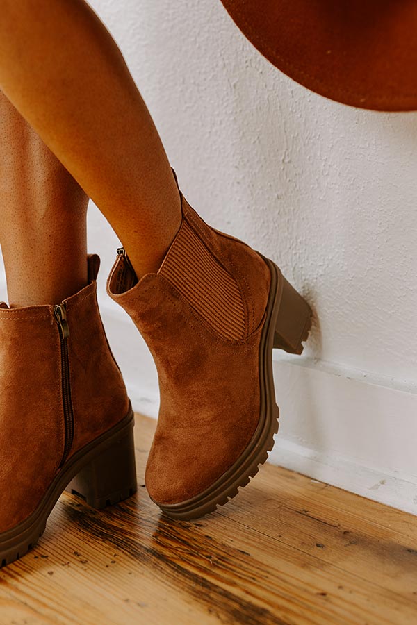 Premium Trust Issues Faux Suede Bootie - Ultimate Comfort & Style