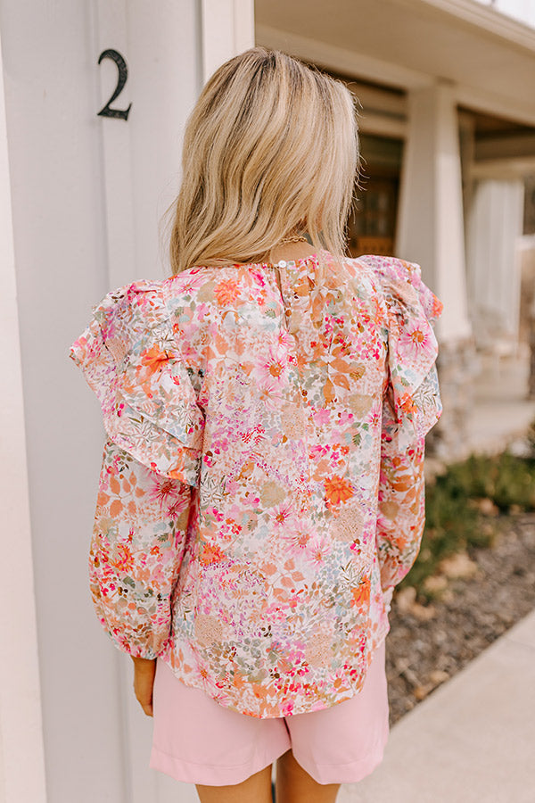 Ultimate Elegance Floral Blouse