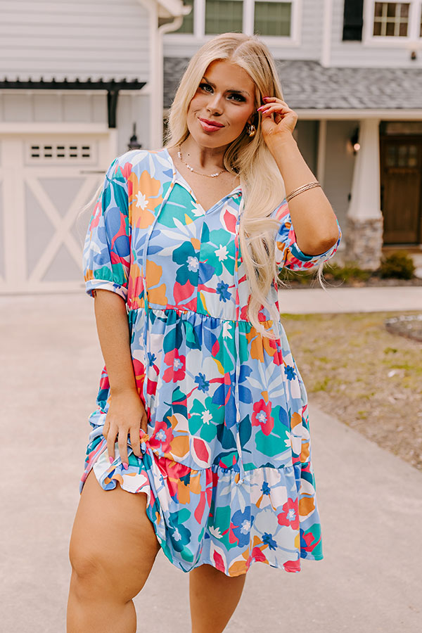 Ultimate Dreamy Floral Shift Dress for Curves