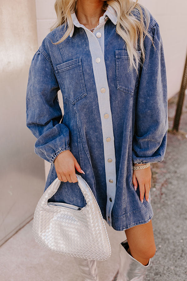 Ultimate Blue Denim Mini Dress for Effortless Style