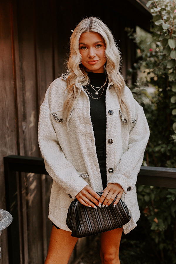 Premium Comfy Glam Tweed Jacket - Ultimate Style & Comfort