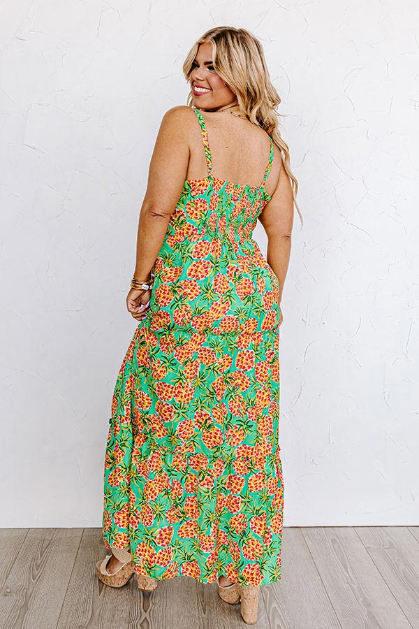 Premium Plus Size Maxi Dress - Sassy & Sweet Floral Print