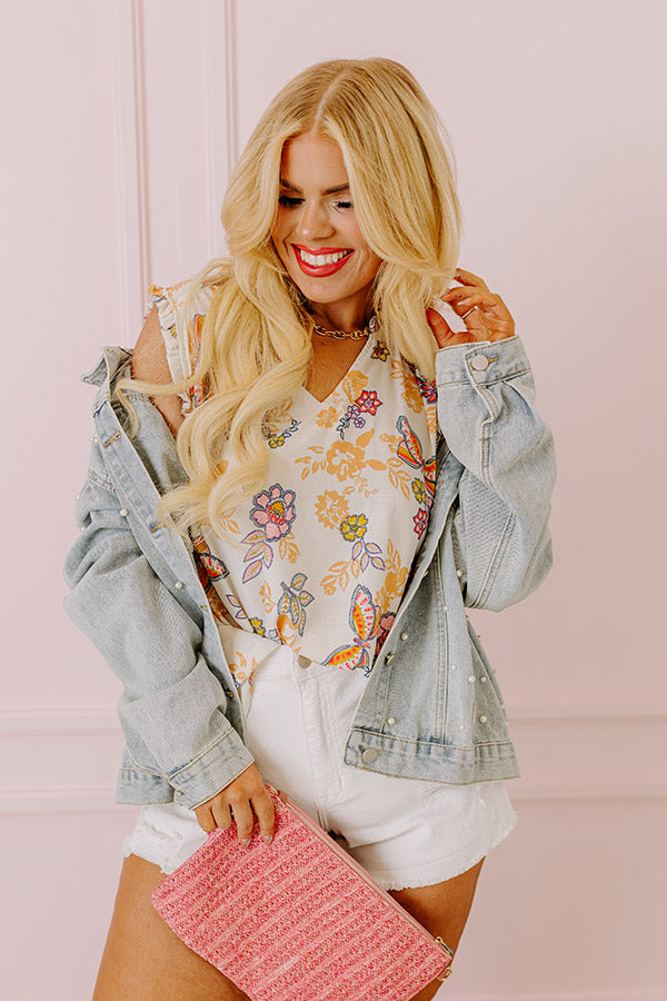 Premium Flourish Shift Top - Effortless Summer Style