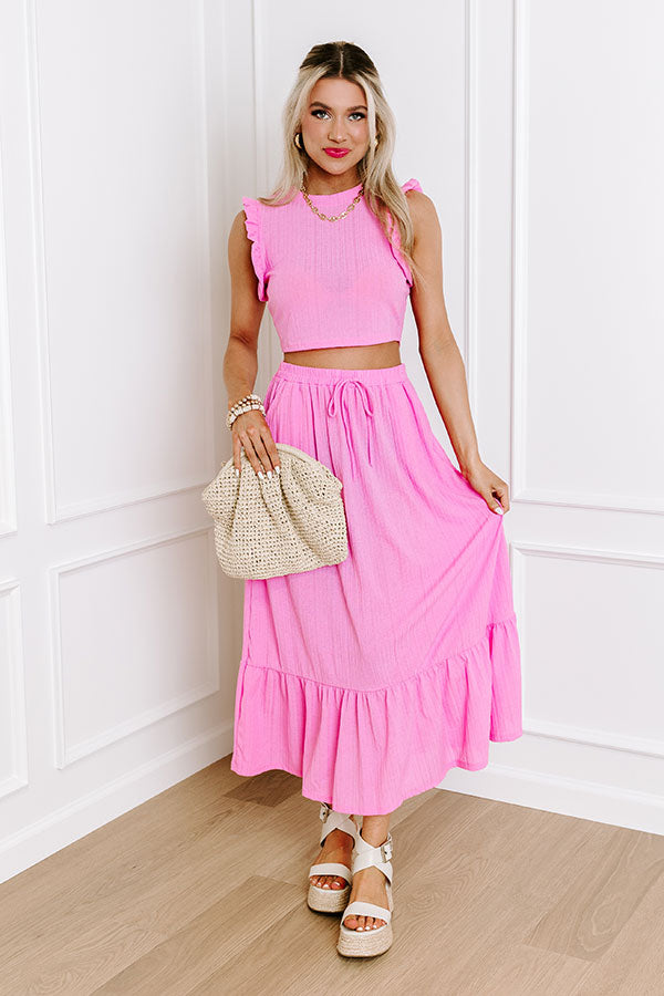 Ultimate Al Fresco Maxi Skirt - Premium Flowy Style