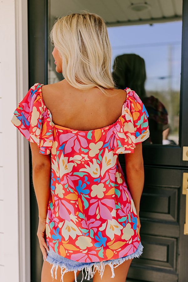 Premium Floral Shift Top - Ultimate Summer Style