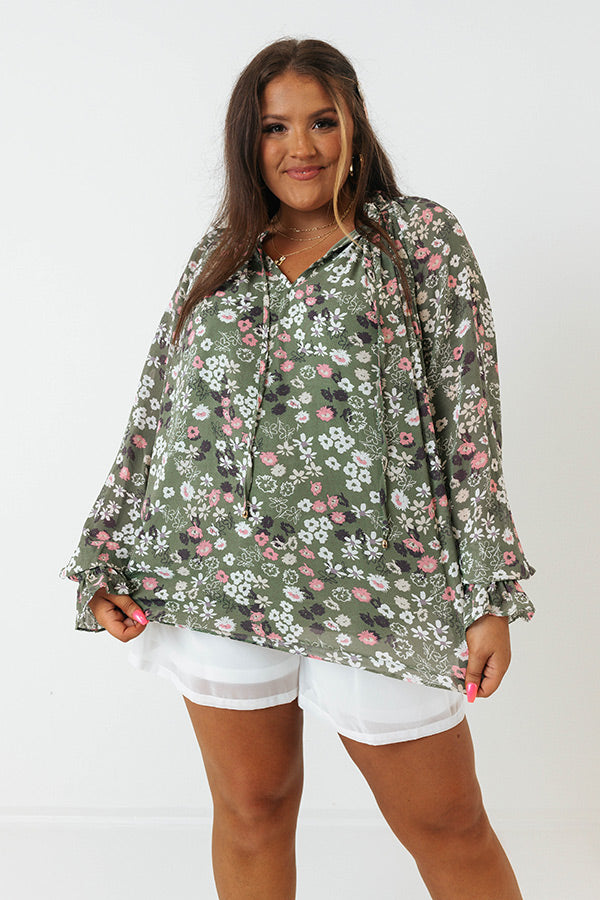 Premium Magnolia Breeze Plus Size Shift Top