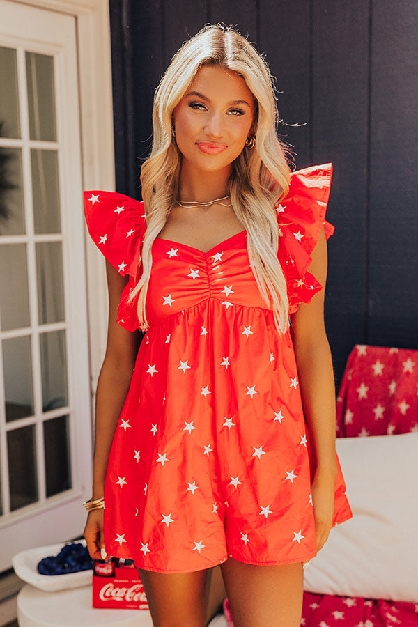 Ultimate Starry Night Embroidered Romper