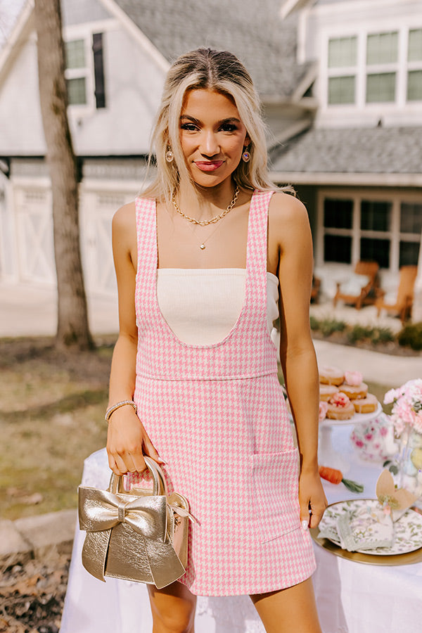 Ultimate Brunch Voyage Houndstooth Mini Dress