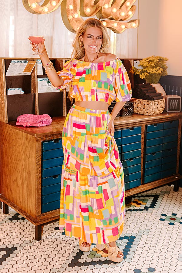 Ultimate Sandy Shore Maxi Skirt - Vibrant & Flowy