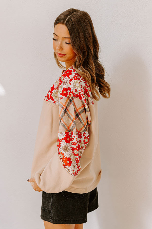 Premium Boho Floral Chic Top