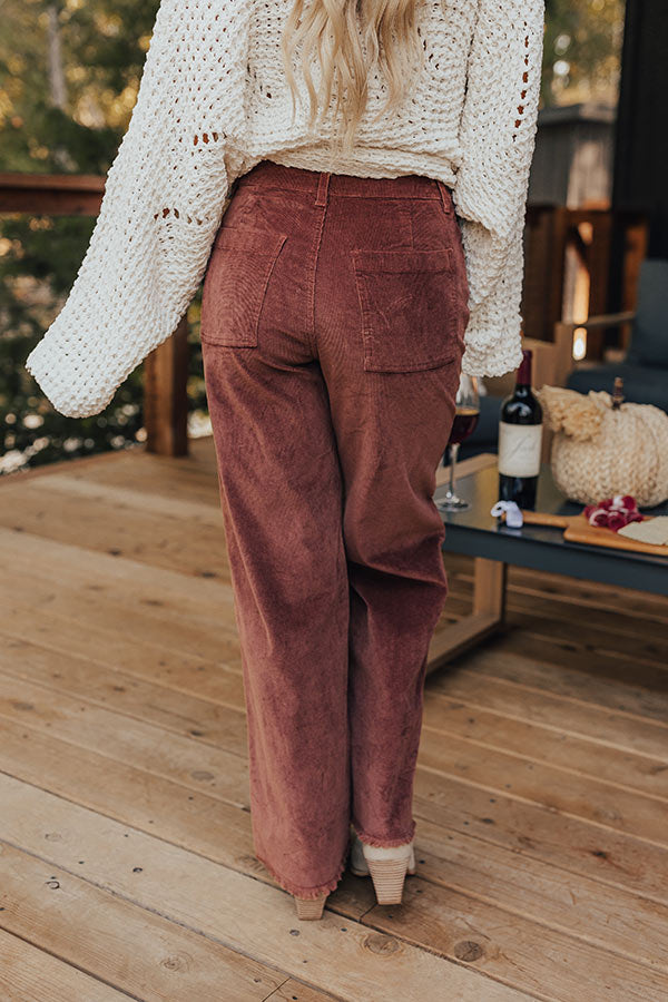 Premium Madelyn High Waist Corduroy Pants - Ultimate Fall Style