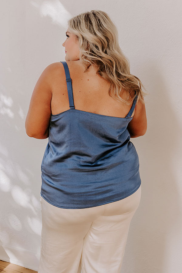 Premium Satin Tank Top - Riverside Curves Collection