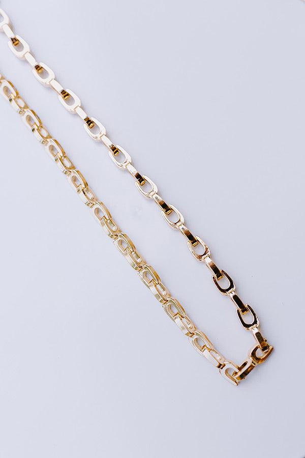 Ultimate Glamour Link Necklace - Premium Party Essential