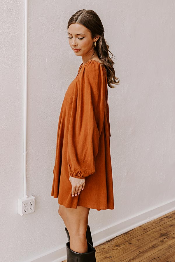 Ultimate Linen-Blend Mini Dress - Effortless Elegance