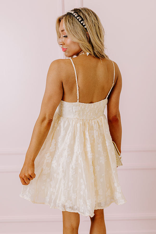 Ultimate Light Champagne Babydoll Dress - Breathtaking Beauty