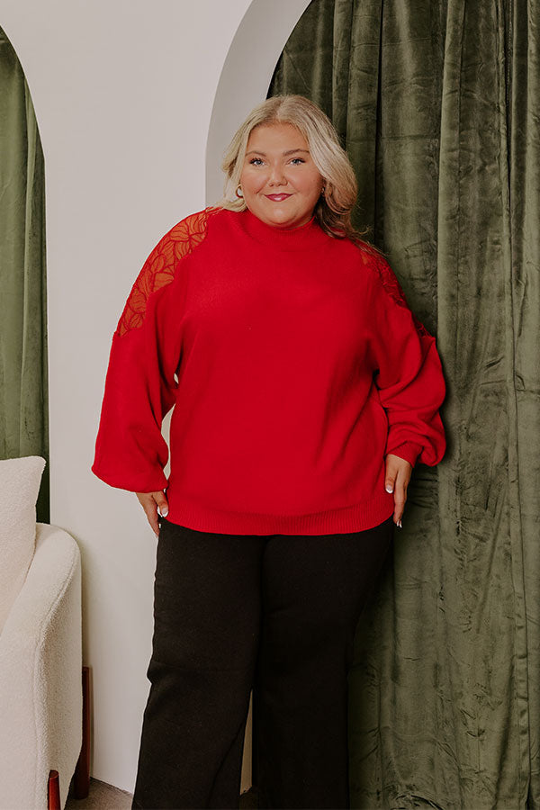 Premium Bordeaux Bliss Knit Sweater – Ultimate Style Upgrade