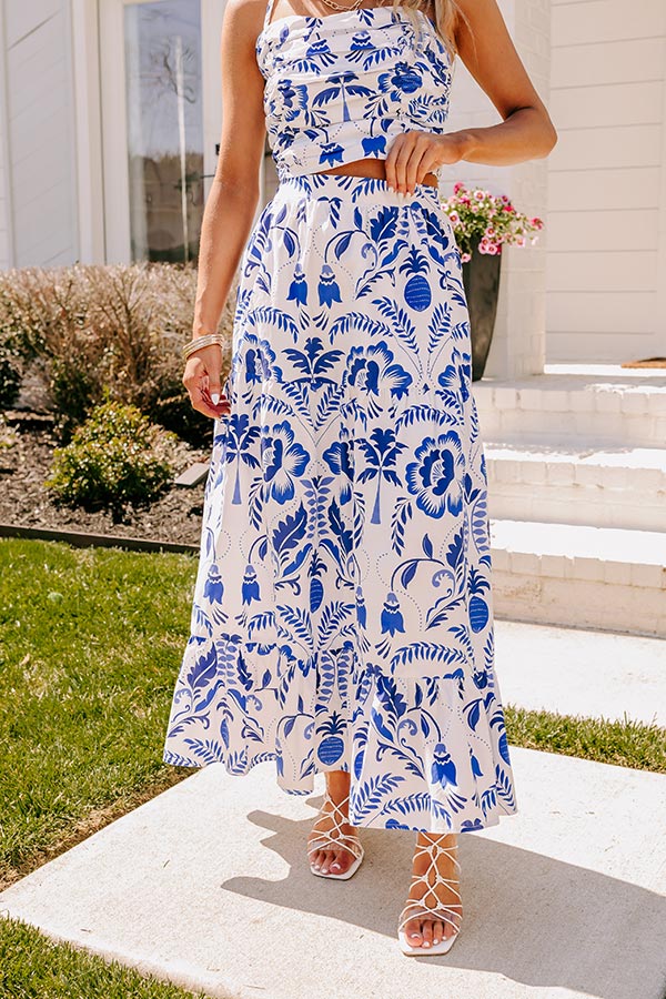 Ultimate Mediterranean Escape Maxi Skirt