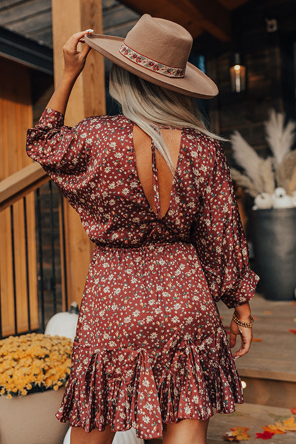 Premium Floral Mini Dress - Simply Carried Away