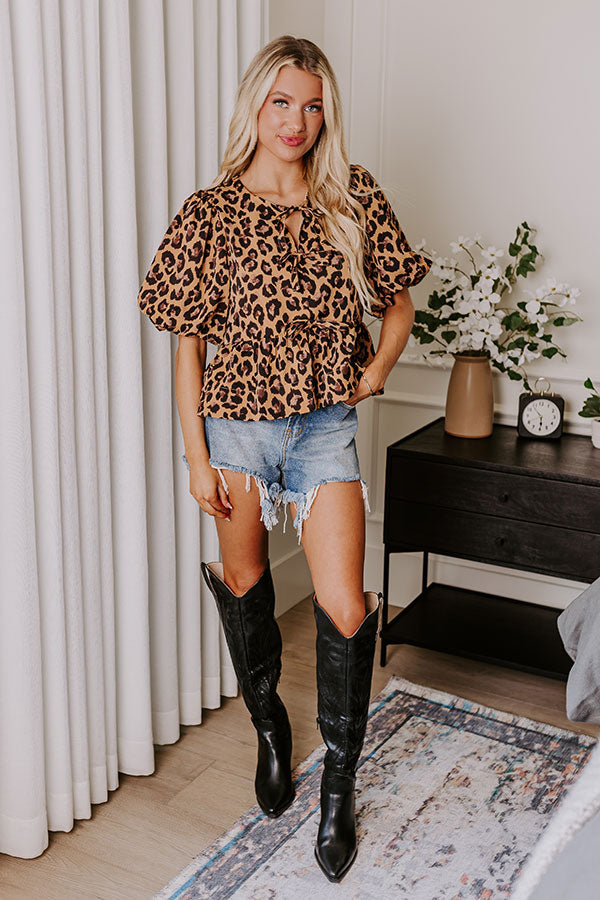 Ultimate Leopard Love Shift Top - Chic & Versatile