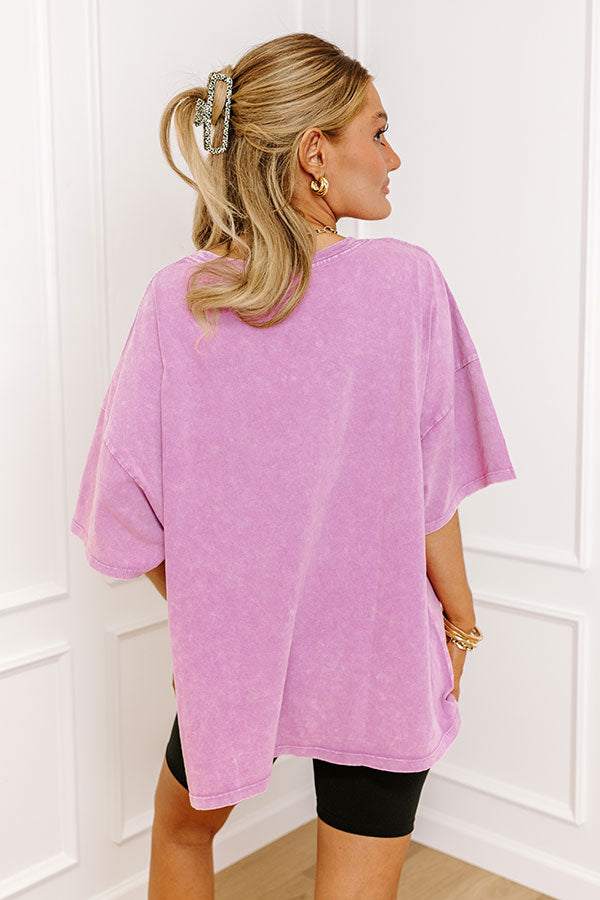 Ultimate Relaxed Fit T-Shirt in Dusty Purple - Premium Fall Essential