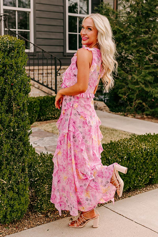 Ultimate Floral Dreams Ruffle Maxi Dress