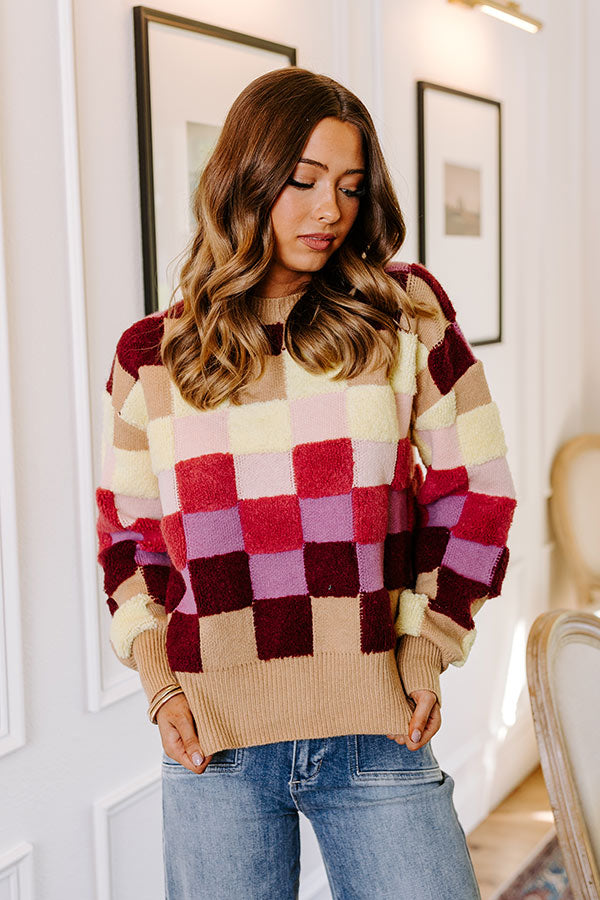 Premium Vibe Check Knit Sweater in Iced Latte - Ultimate Cozy Style