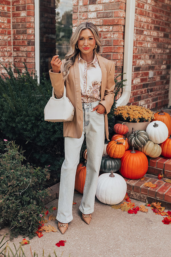 Ultimate Faux Leather Blazer - Over The Edge