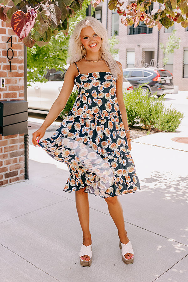 Ultimate Breezy Floral Swing Dress