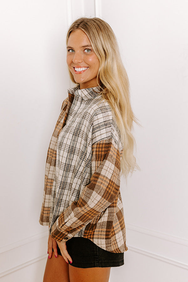 Premium Seasonal Snuggles Flannel Top - Ultimate Autumn Essential