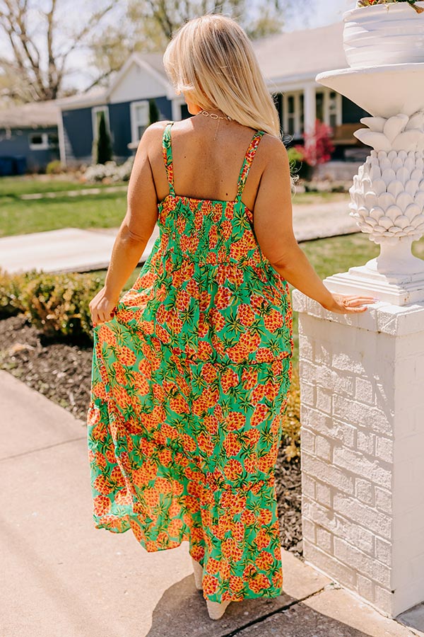 Premium Plus Size Maxi Dress - Sassy & Sweet Floral Print