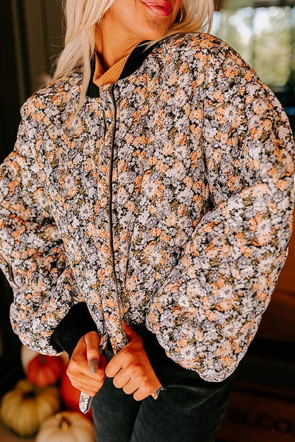 Premium Wildflower Dreams Bomber Jacket - Ultimate Comfort & Style