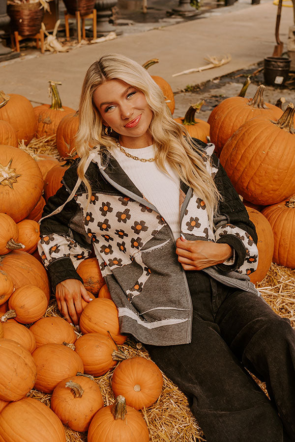 Premium Black Quilted Hooded Sweater - Ultimate Fall Style
