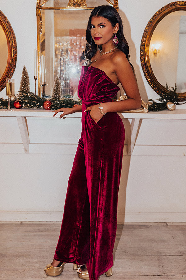 Premium Velvet Jumpsuit - Ultimate Style Upgrade