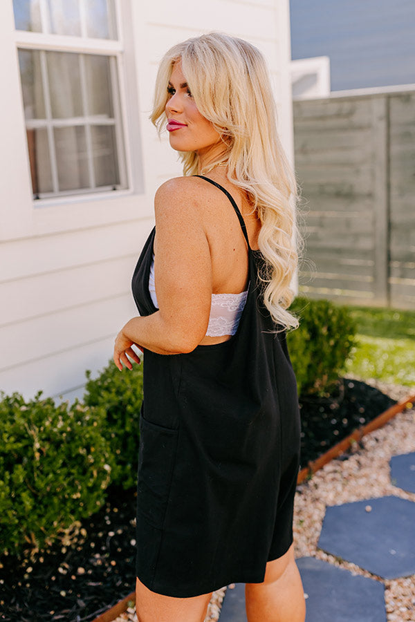 Ultimate Beach Retreat Romper - Black Curves Edition