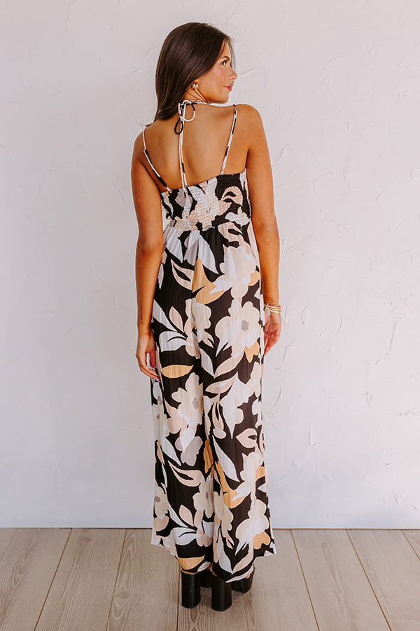 Ultimate Elegance: Black Floral Jumpsuit for Every Occasion