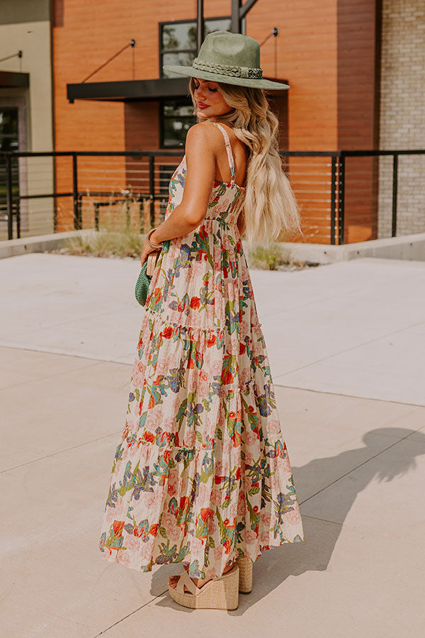 Ultimate Hibiscus Haven Floral Maxi Dress - Premium Summer Style