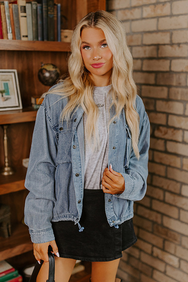 Premium Lightweight Chambray Jacket – Ultimate Style Upgrade