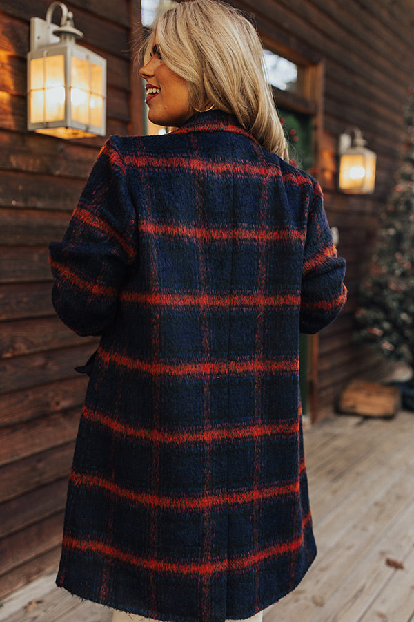 Premium Fall Frenzy Plaid Coat - Ultimate Comfort & Style