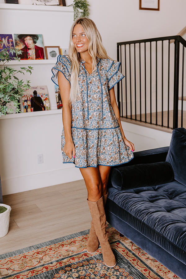 Ultimate Precious Petals Ruffle Mini Dress - Upgrade Your Style