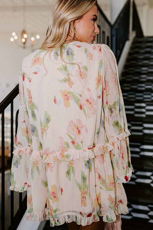 The Carrigan Premium Pleated Floral Mini Dress | Ultimate Feminine Style