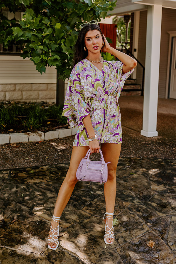 Ultimate Flirty Moments Floral Romper - Lightweight & Stylish