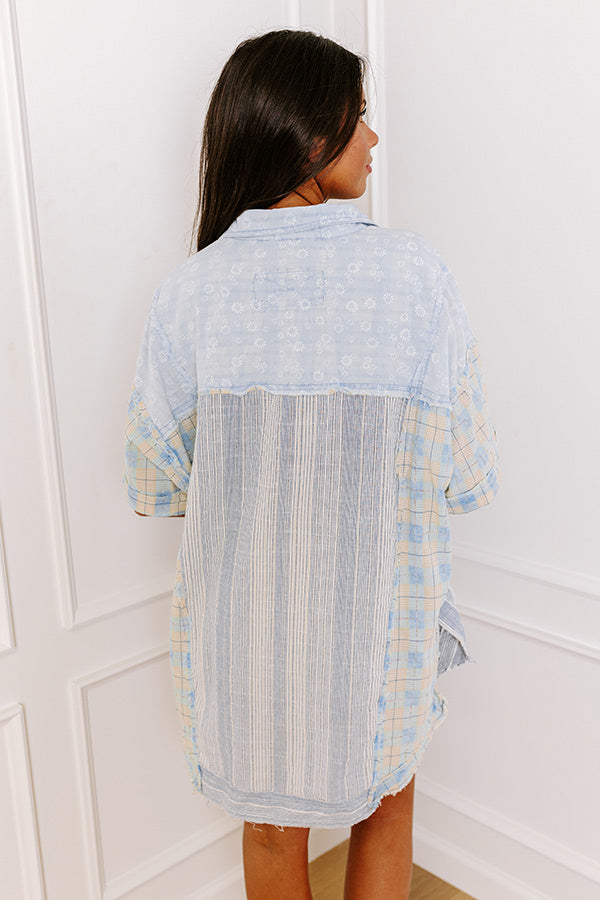 Premium Long Beach Bound Button-Up Shirt