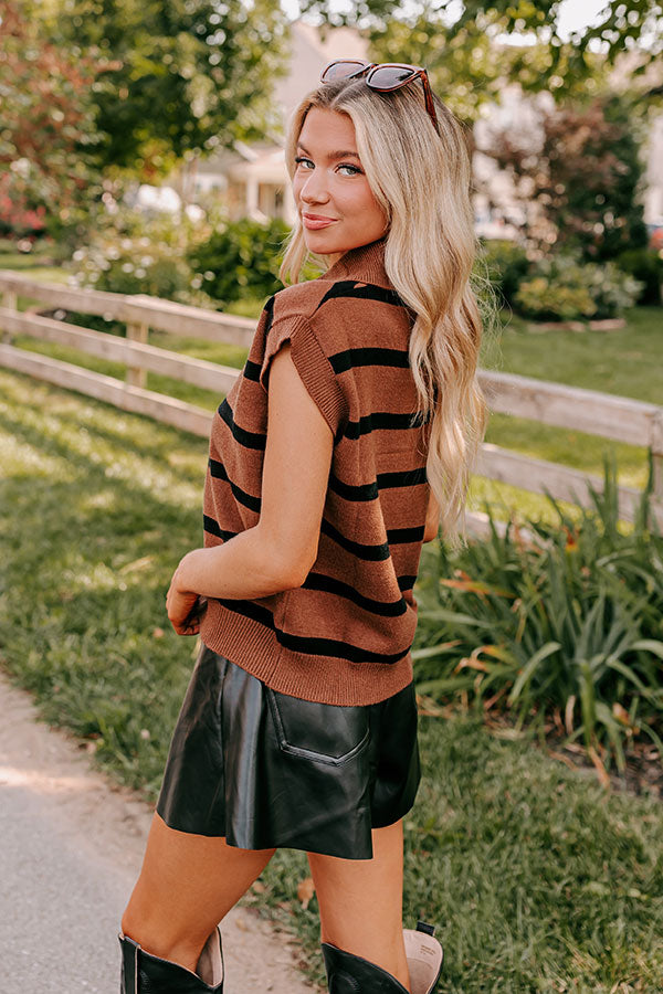 Ultimate Pumpkin Spice Dreamer Striped Top