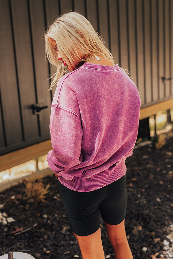 Premium Trailside Cutie Vintage Wash Sweatshirt - Orchid Bliss