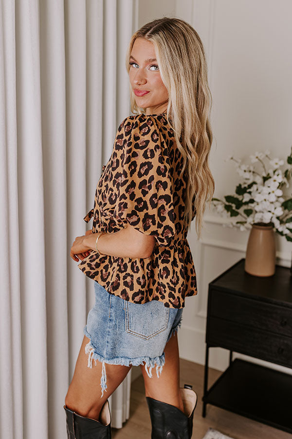 Ultimate Leopard Love Shift Top - Chic & Versatile