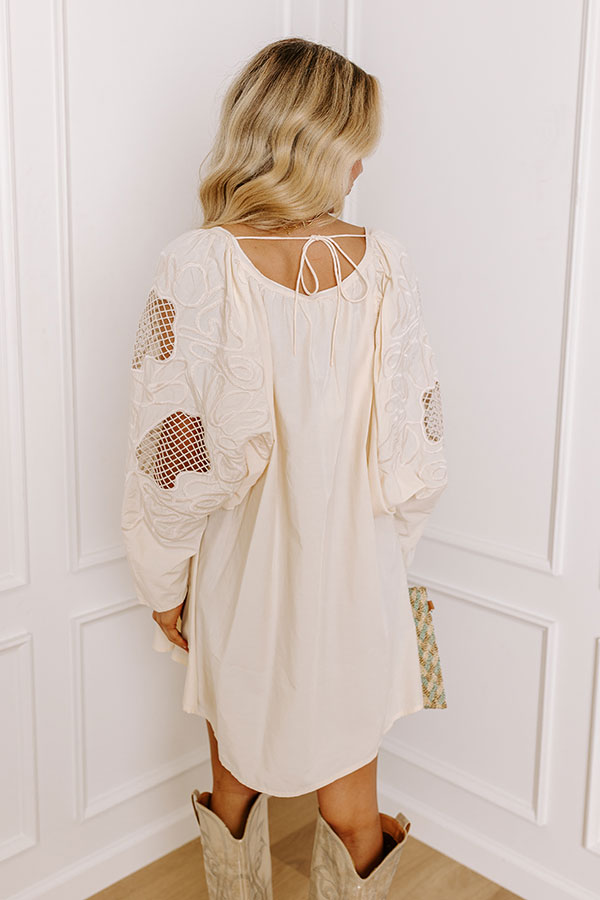 Premium Embroidered Batwing Dress - Ultimate Style Upgrade