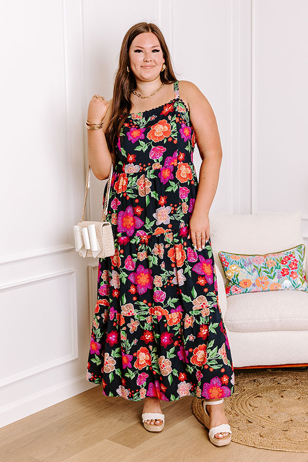 Ultimate Floral Maxi Dress for Curves - Fabulous Fiesta Collection